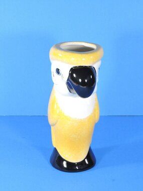 Vintage Tiki Mug - Topical Parrot Tiki Decor - Bar Ware Cup
